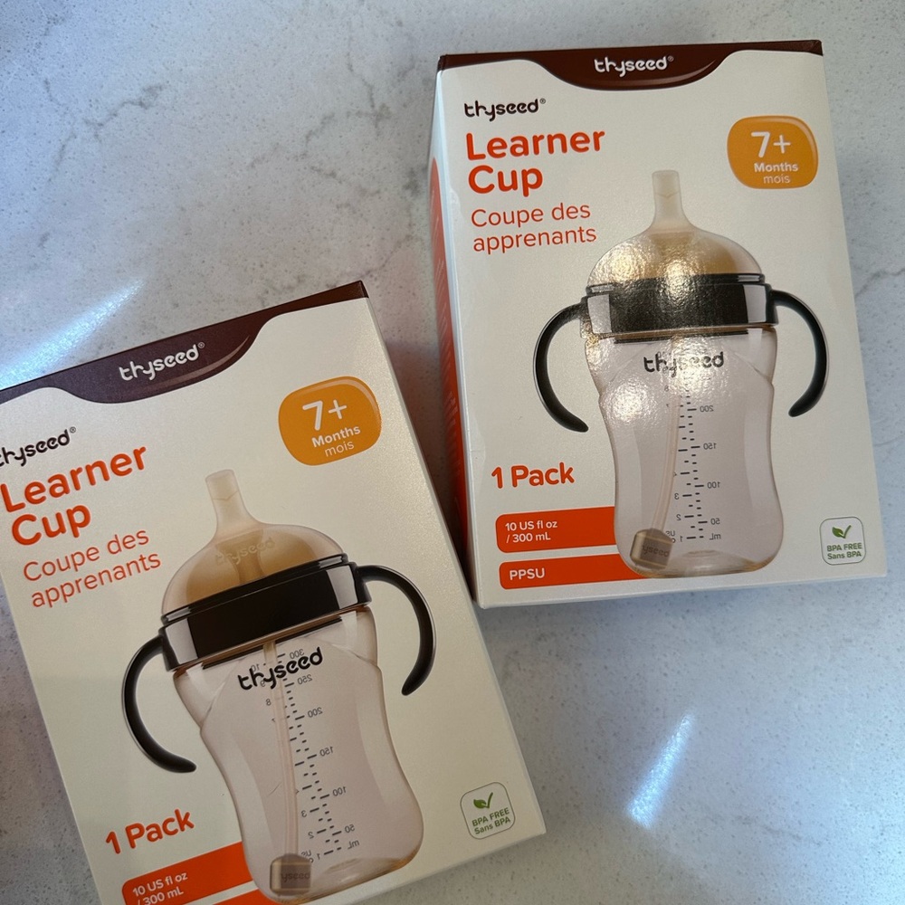 Thyseed Weighted Straw Cup with Handles